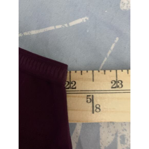 Z By Zella Mini Bodycon Dress Sz XL Purple Polyester Stretch Side Ruched Women - Picture 8 of 9